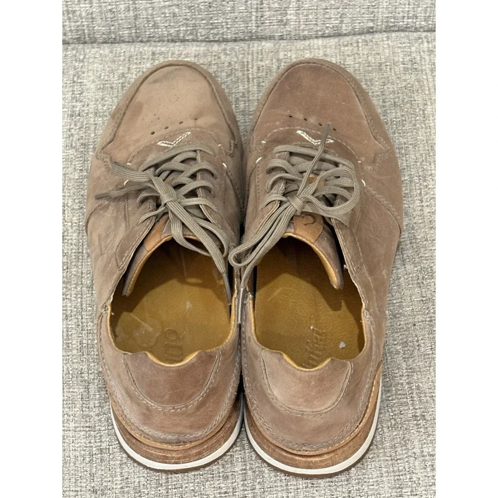 Olukai Men's Leather Sneakers Brown Sz 9